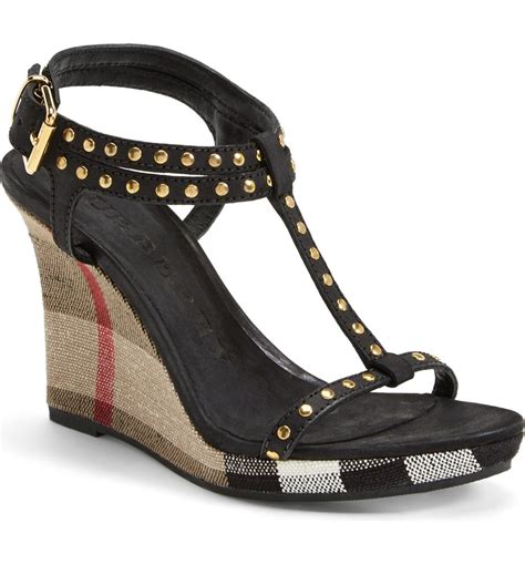 burberry ladies sandals|Burberry wedges summer sandals.